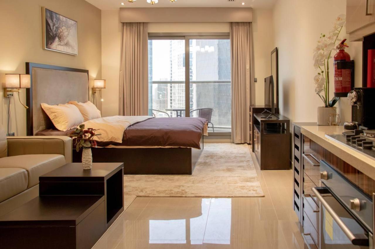 Aws Homes - Luxurious High Floor Studio With Breathtaking View Dubaj Kültér fotó